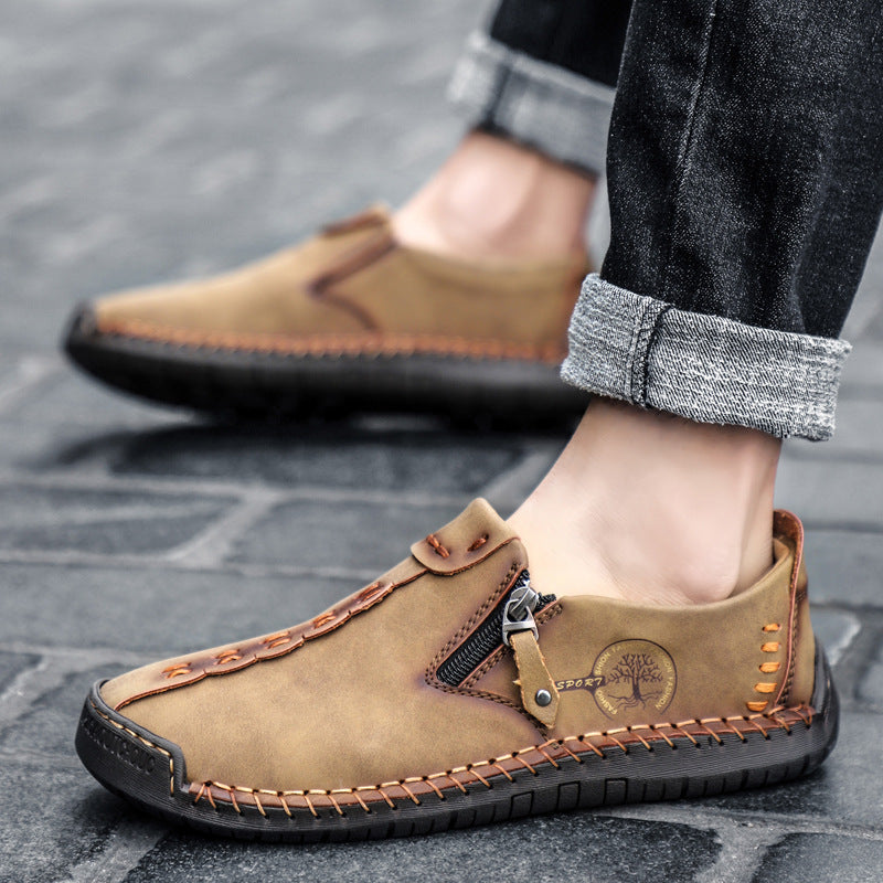 🔥Pánská ortopedická obuv z australské telecí kůže👞Ručně šitá✅Pohodlná chůze, úleva od bolesti✅Nepromokavá a protiskluzová✅
