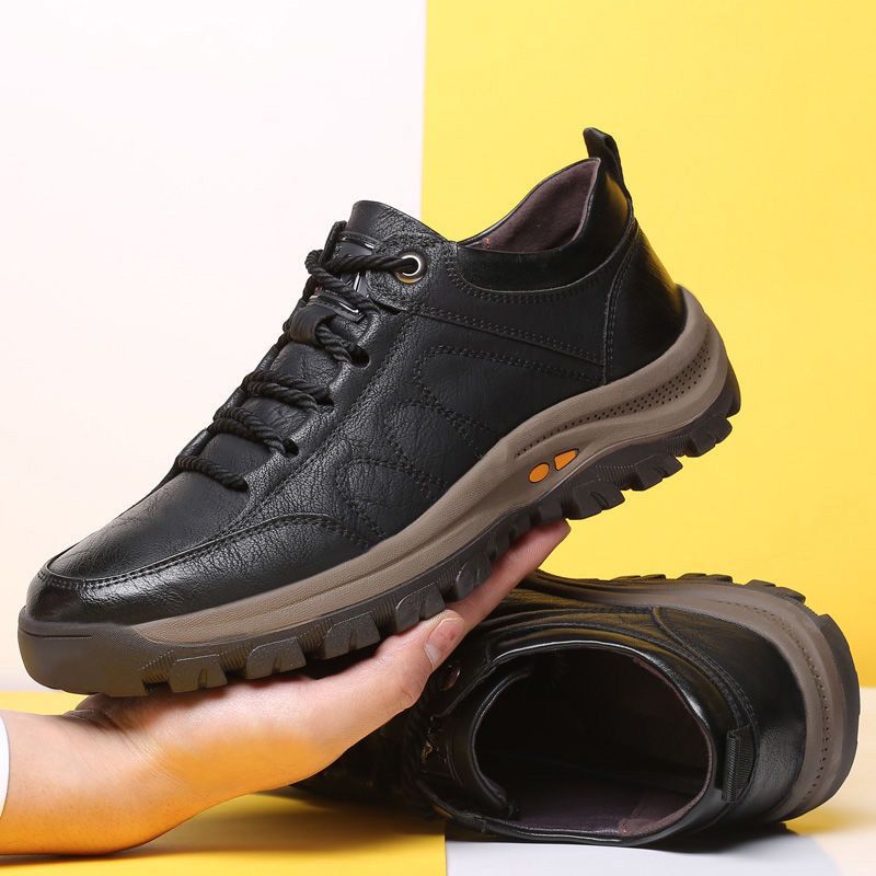 【⏰Dnes sleva 70 % - Končí brzy🔥】Protiskluzová a hřejivá turistická obuv ROOREN® - Vyrobena z italské hovězí kůže, s konstrukcí na podporu klenby, pohodlná a odolná, zmírňuje nepohodlí nohou!