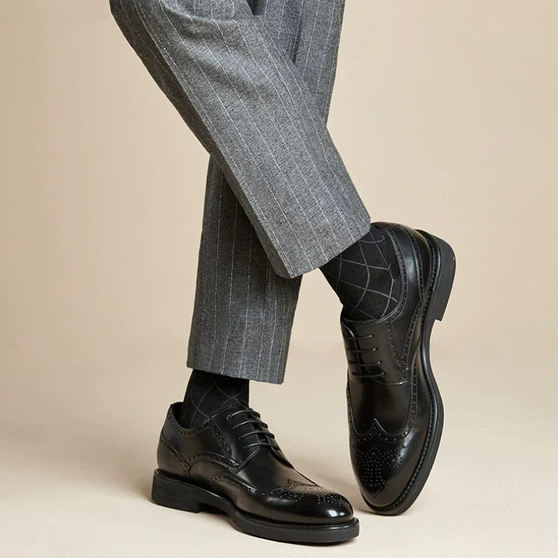 🎁Hoje com 50% de desconto✅Sapatos em pele de alta qualidade - Alivia as dores nas articulações 👞 Caminhada confortável