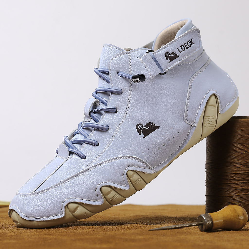 (🔥Dnes sleva 50 % – nenechte si to ujít) ⏰ Prodyšná a pohodlná ručně vyráběná obuv pro volný čas – 🔥Zmírněte bolest nohou a paty