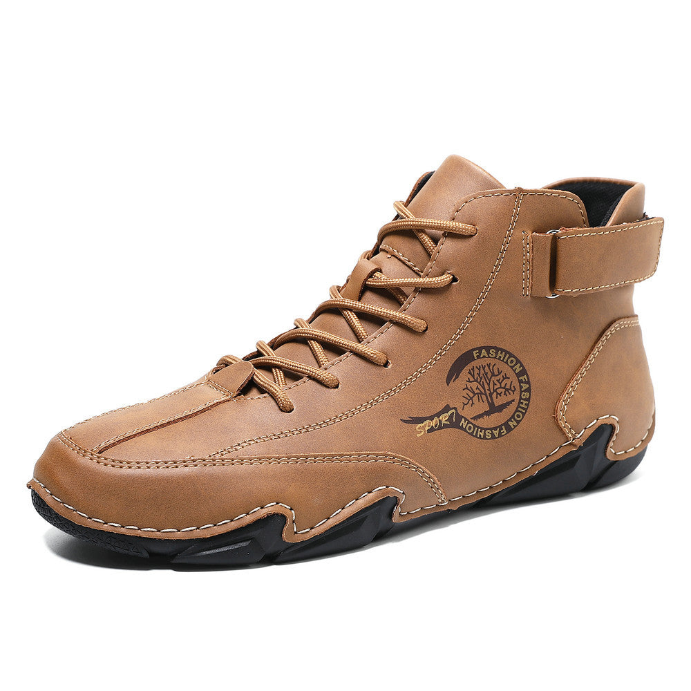 Plaxoo® | Offerta limitata: 50% di sconto!Stivali alti in pelle vera, unisex per uomini e donne!Sono scarpe ortopediche con supporto plantare ergonomico, suola antiscivolo e comodissime da indossare!
