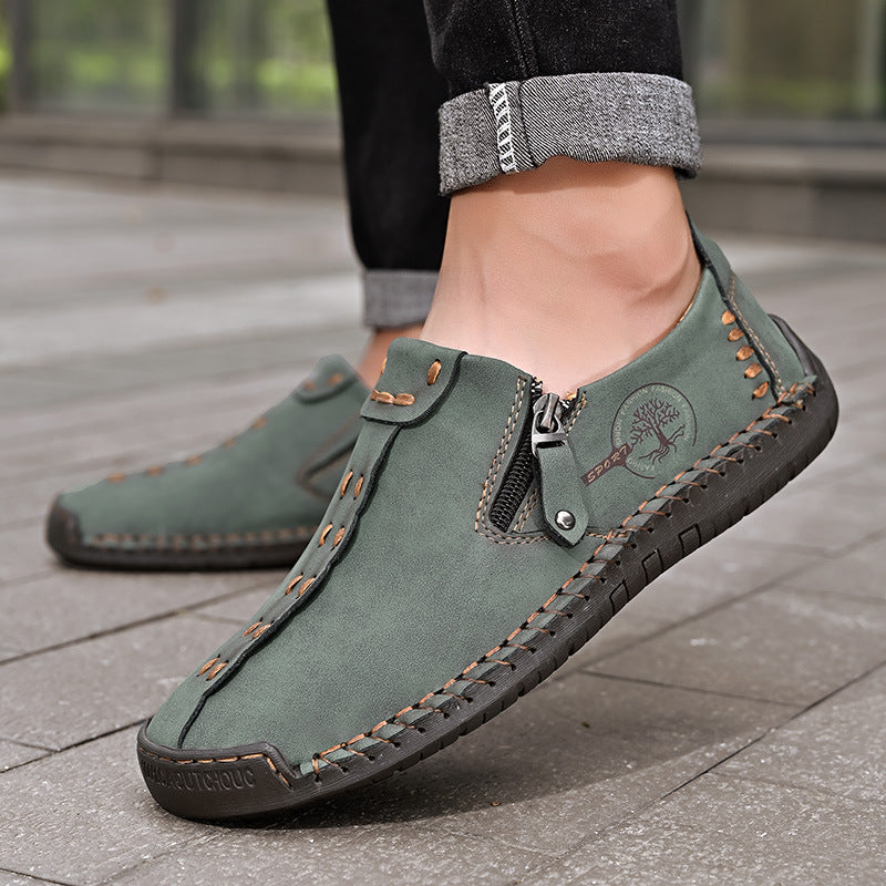 🔥Pánská ortopedická obuv z australské telecí kůže👞Ručně šitá✅Pohodlná chůze, úleva od bolesti✅Nepromokavá a protiskluzová✅