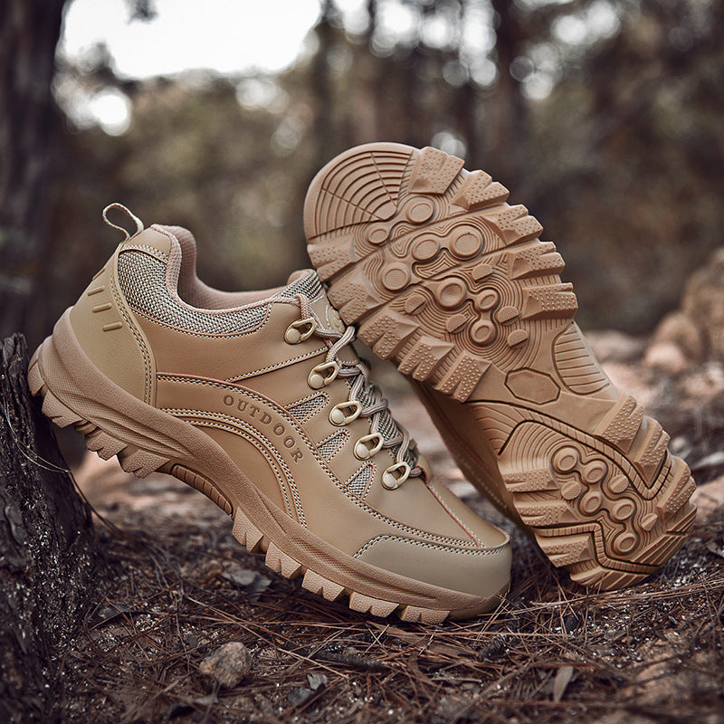 (🔥Sconto del 50% oggi - non lasciartelo sfuggire) Scarpe da trekking sportive outdoor in pelle resistenti all'usura (Proteggi i tuoi piedi leggeri e versatili)