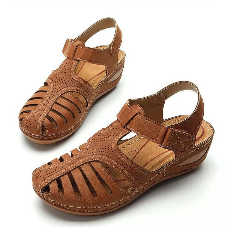 [🎁Dnes za poloviční cenu - nenechte si to ujít] Ergonomicky tvarované ortopedické sandály - bezbolestná chůze👞Zajišťují pohodlnější chůzi