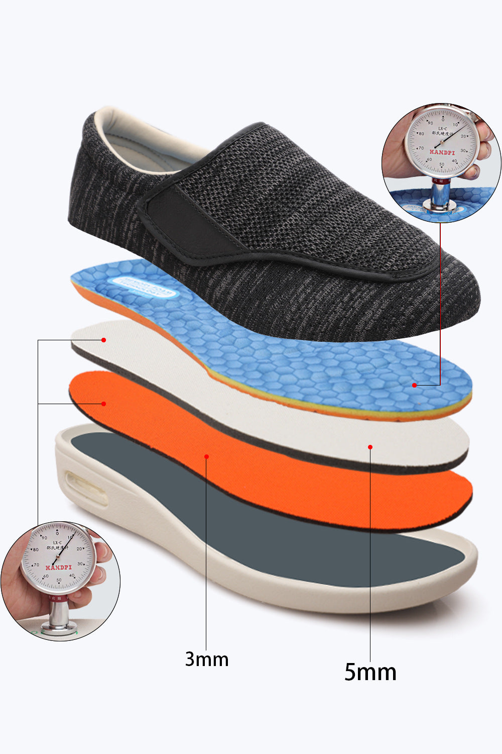 【🎁Dzisiaj 50% zniżki - nie przegap】 Ergonomicznie zaprojektowane buty ortopedyczne - ulga w bólu stawów👞 Zmniejszają nacisk podczas chodzenia