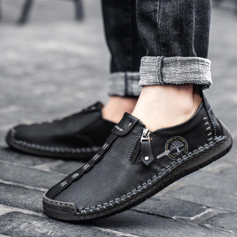 🔥Pánská ortopedická obuv z australské telecí kůže👞Ručně šitá✅Pohodlná chůze, úleva od bolesti✅Nepromokavá a protiskluzová✅