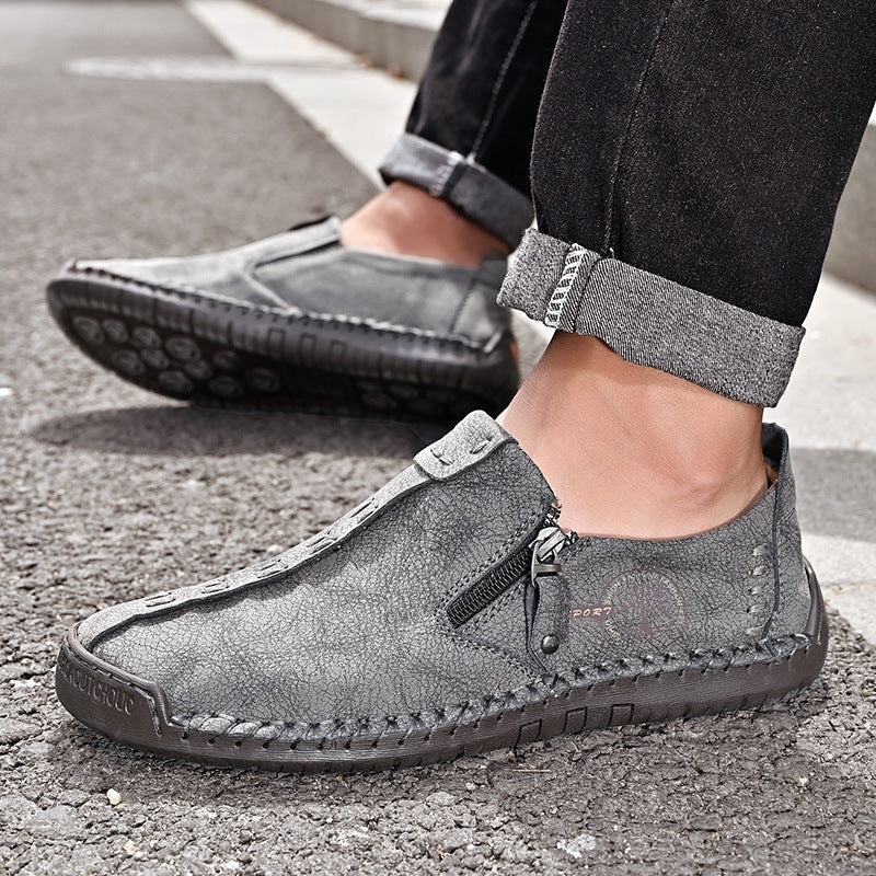 🔥Pánská ortopedická obuv z australské telecí kůže👞Ručně šitá✅Pohodlná chůze, úleva od bolesti✅Nepromokavá a protiskluzová✅