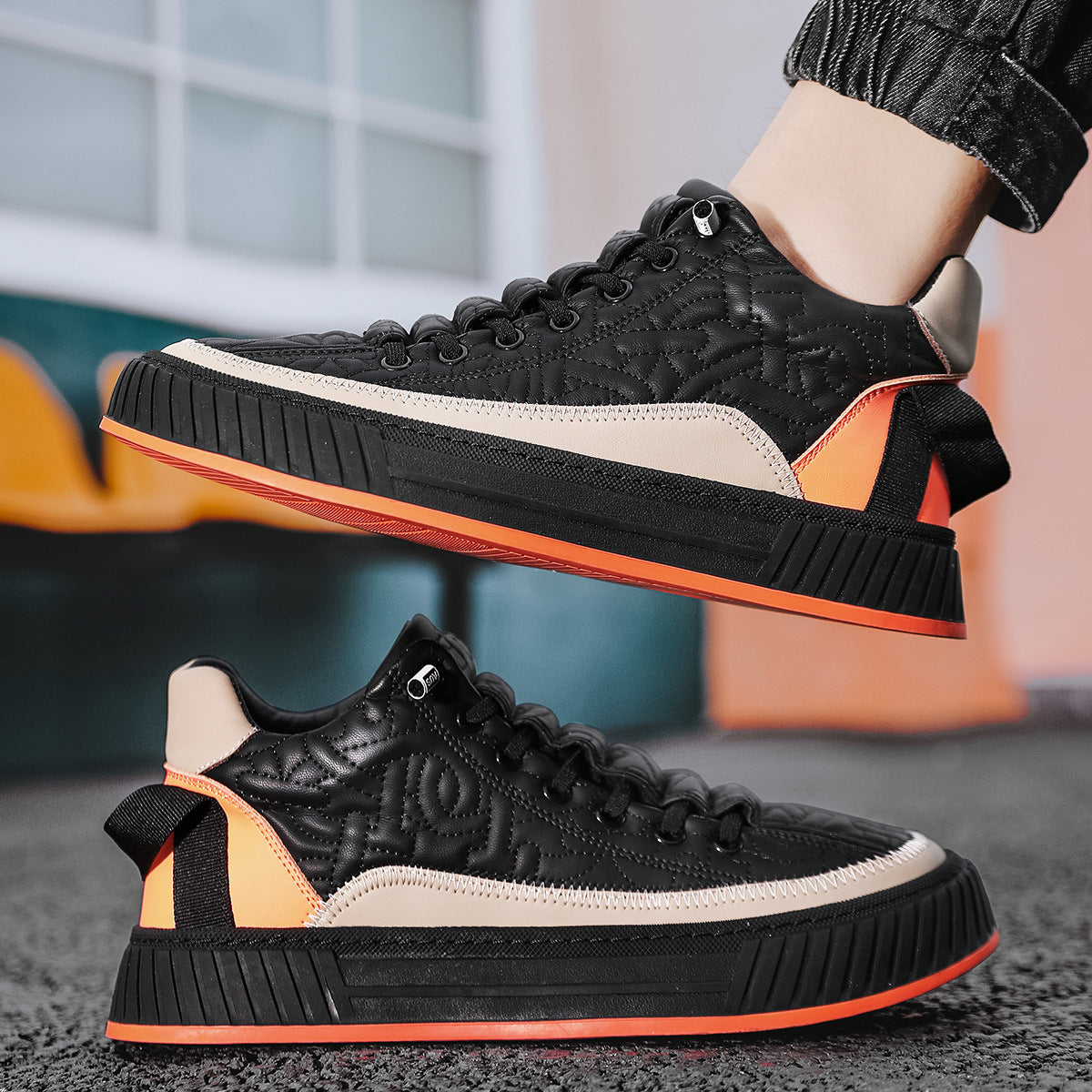 【🎁Ograniczona czasowo promocja – nie przegap!】Męskie, antypoślizgowe, ortopedyczne buty codzienne👞 Wsparcie łuku stopy, pozbądź się bólu stóp w trzy dni✅