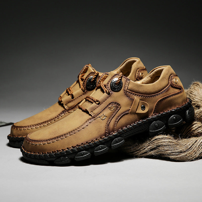 🐂 Sapatos ortopédicos para homem feitos em pele de bezerro👞 Costurados à mão✅ Alivia as dores nos pés - Caminhada confortável