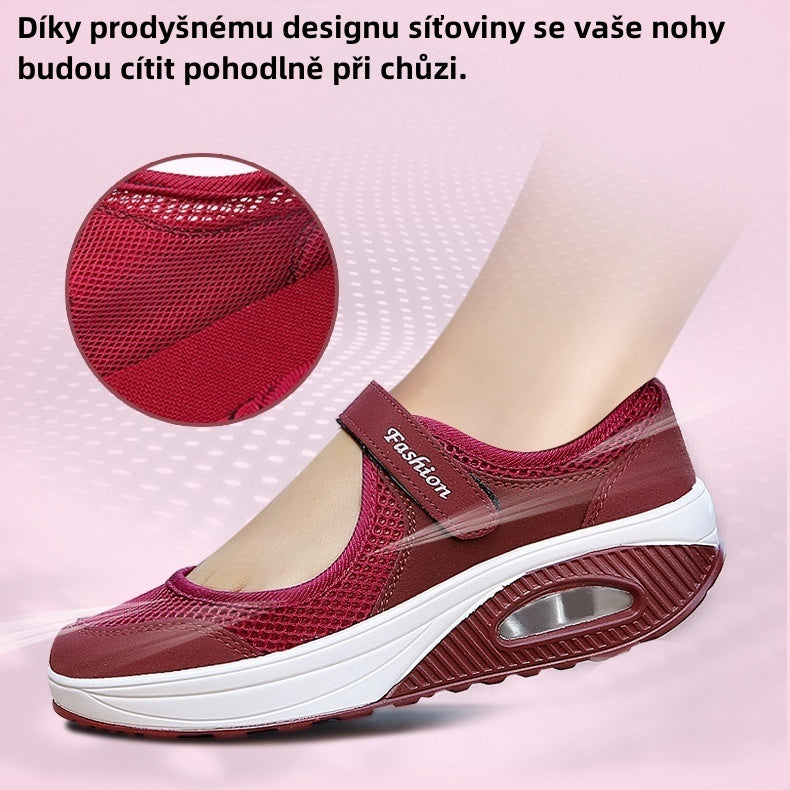[🔥Dnes za poloviční cenu - Nenechte si to ujít] Dámská prodyšná ortopedická obuv, vysoce účinná při tlumení nárazů - se 168 patenty na obuv👞 Usnadňuje chůzi