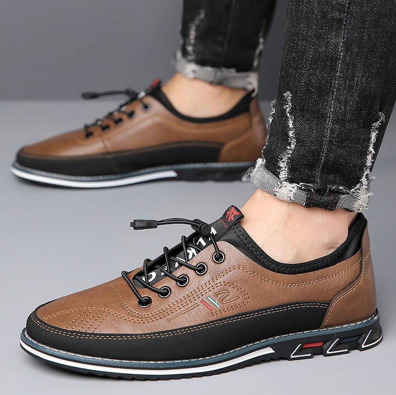 (🔥Dnes sleva 50 % – nenechte si to ujít!) Měkké a pohodlné americké kožené boty pro volný čas – ergonomicky tvarované (nebudete se cítit unavení ani po celodenní chůzi).