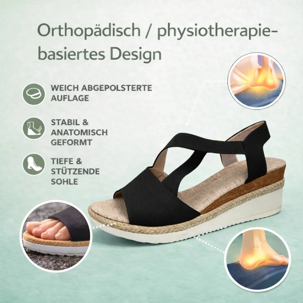 Ortopedické sandály OrthoStella: ergonomické a protiskluzové sandály, které zmírňují bolest.