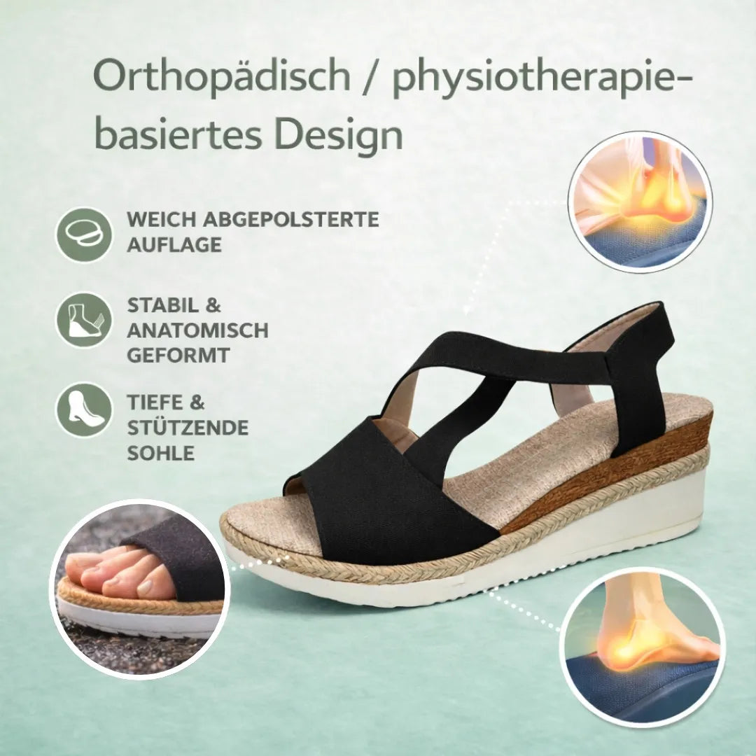 Ortopedické sandály OrthoStella: ergonomické a protiskluzové sandály, které zmírňují bolest.