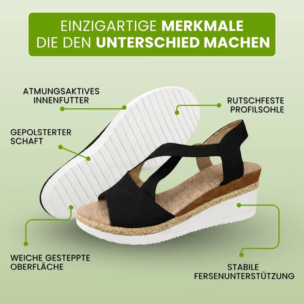 Ortopedické sandály OrthoStella: ergonomické a protiskluzové sandály, které zmírňují bolest.