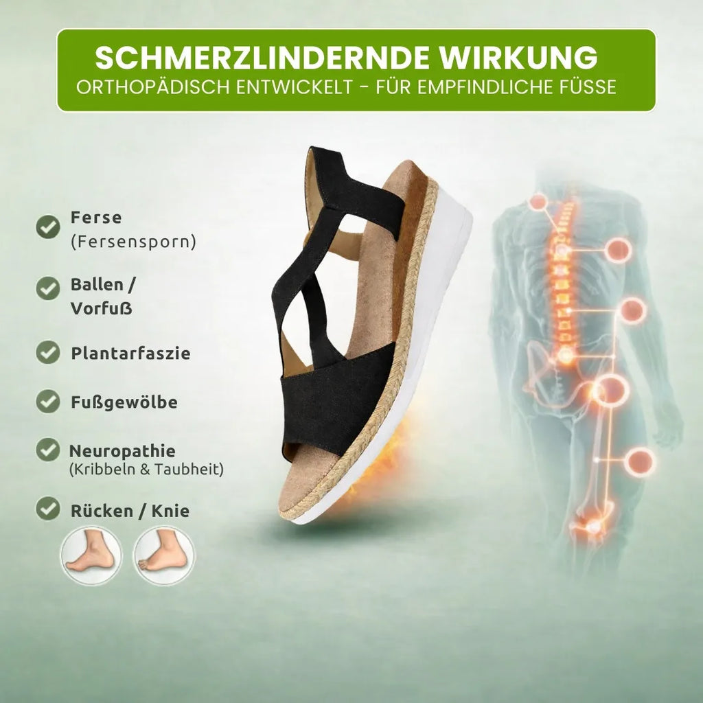 Ortopedické sandály OrthoStella: ergonomické a protiskluzové sandály, které zmírňují bolest.