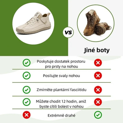 Poslední den! Sleva 70 %! ✅ Ortopedická zdravotní obuv určená speciálně pro lidi s problémy s nohama k úlevě od bolesti zad, kloubů a chodidel.