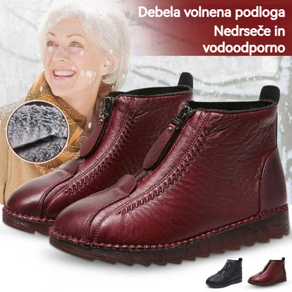 📣Časově omezená nabídka dnes - sleva 70 %⏰: ROOREN®, ergonomicky tvarovaná a bezpečná, teplá zimní ortopedická obuv. 👍Určeno pro ženy s bolestmi nohou, usnadňuje chůzi!