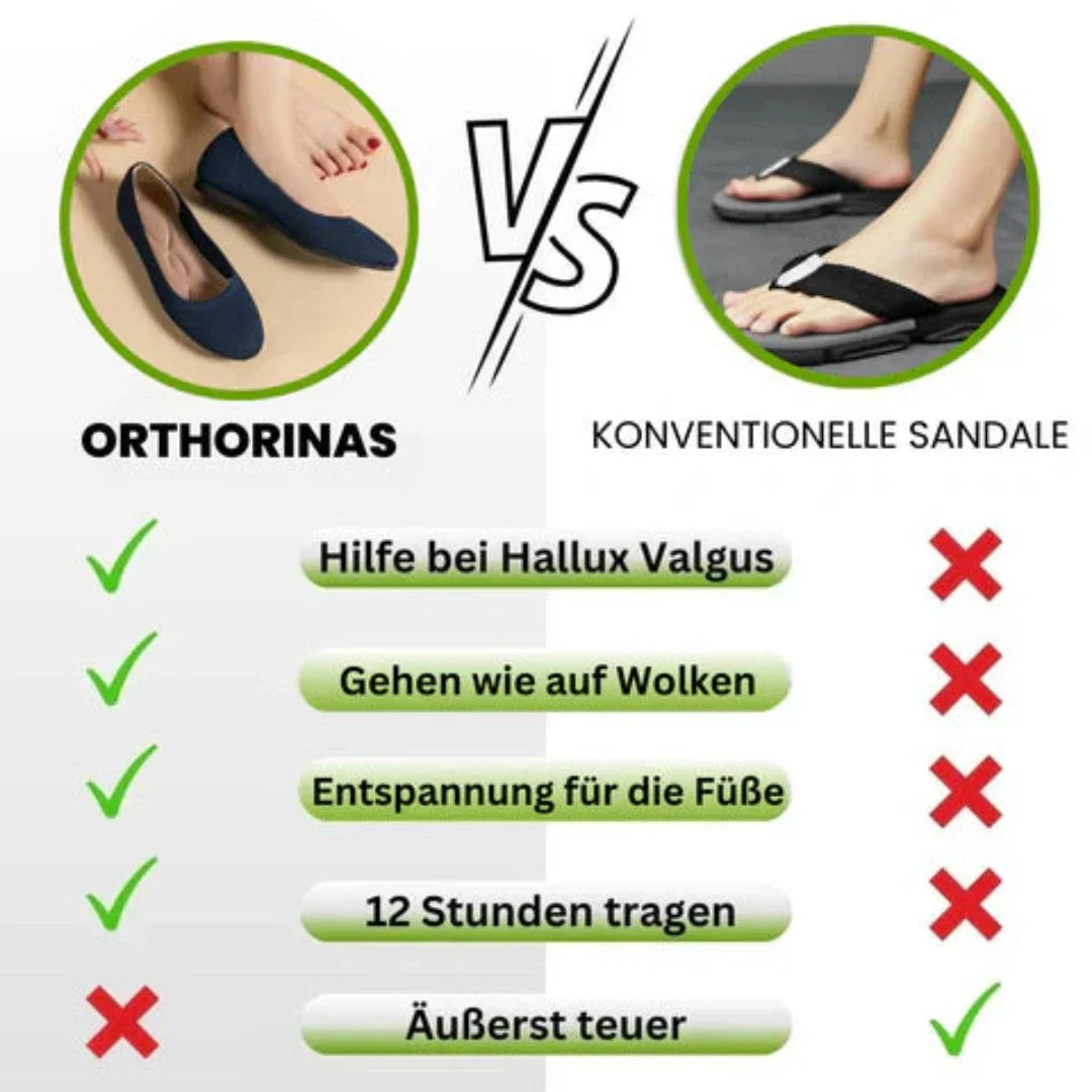 Orthorinas – ergonomische Ballerinas für maximalen Komfort
