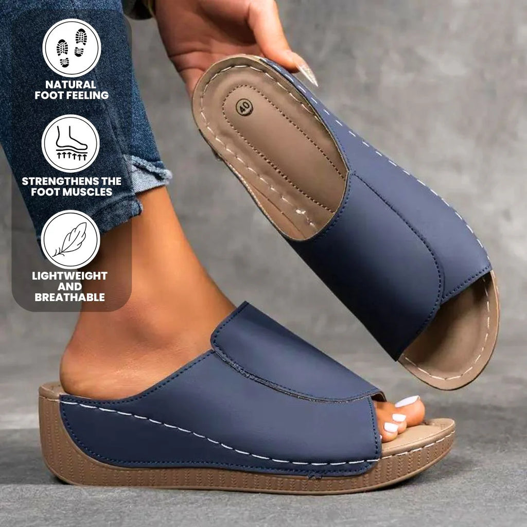 【🎁Poslední den za poloviční cenu! Nenechte si to ujít!】Ortopedické a nárazy tlumící sandály s ergonomickým designem pro pohodlnější chůzi👞