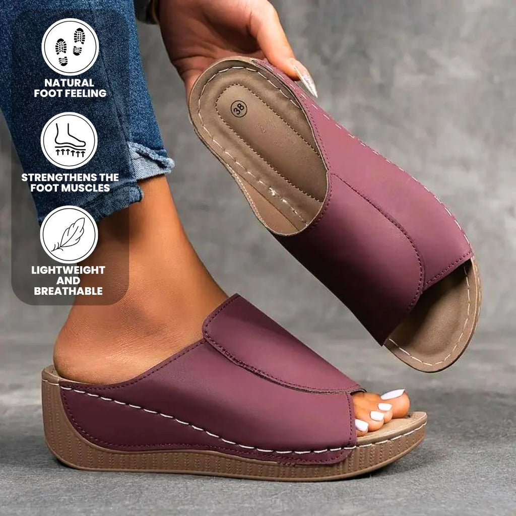 【🎁Poslední den za poloviční cenu! Nenechte si to ujít!】Ortopedické a nárazy tlumící sandály s ergonomickým designem pro pohodlnější chůzi👞