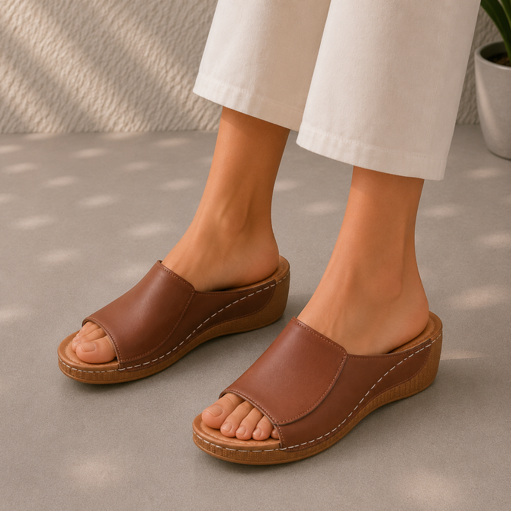 VivaStep Sandalen - Anatomisch entlastende & rutschfeste Sandalen | Ergonomisches Design