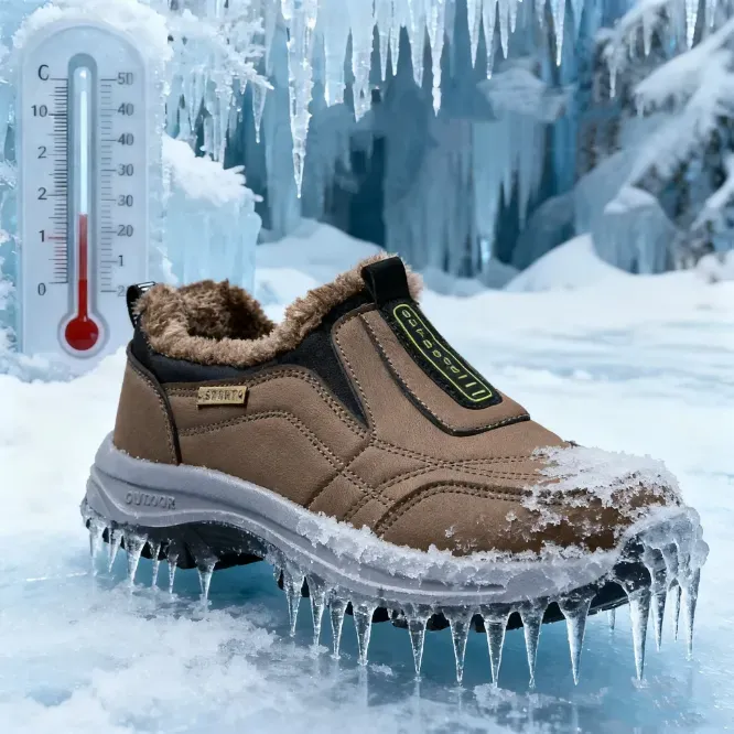 🔥Dnešní speciál: Sleva 50 %! ⏰ - Pánská ortopedická obuv Rooren®, zimní sněhule. 👞 Protiklouzavé a teplé - Pohodlný střih - Ergonomický design.