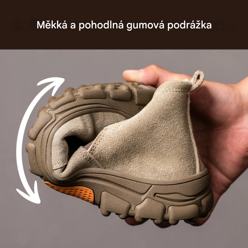 🎁Poslední den na využití 50% slevy! Nenechte si ujít příležitost! ⏰Ulevit od bolesti nohou a fasciitidy - Nepromokavá a protiskluzová ortopedická obuv🔴