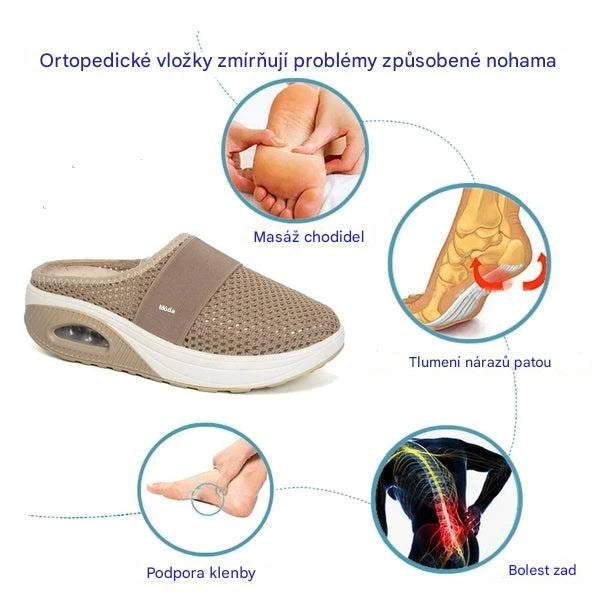 💥Úleva od bolesti nohou a kloubů – ortopedické boty s vzduchovým polštářem—🔥Druhý pár za poloviční cenu