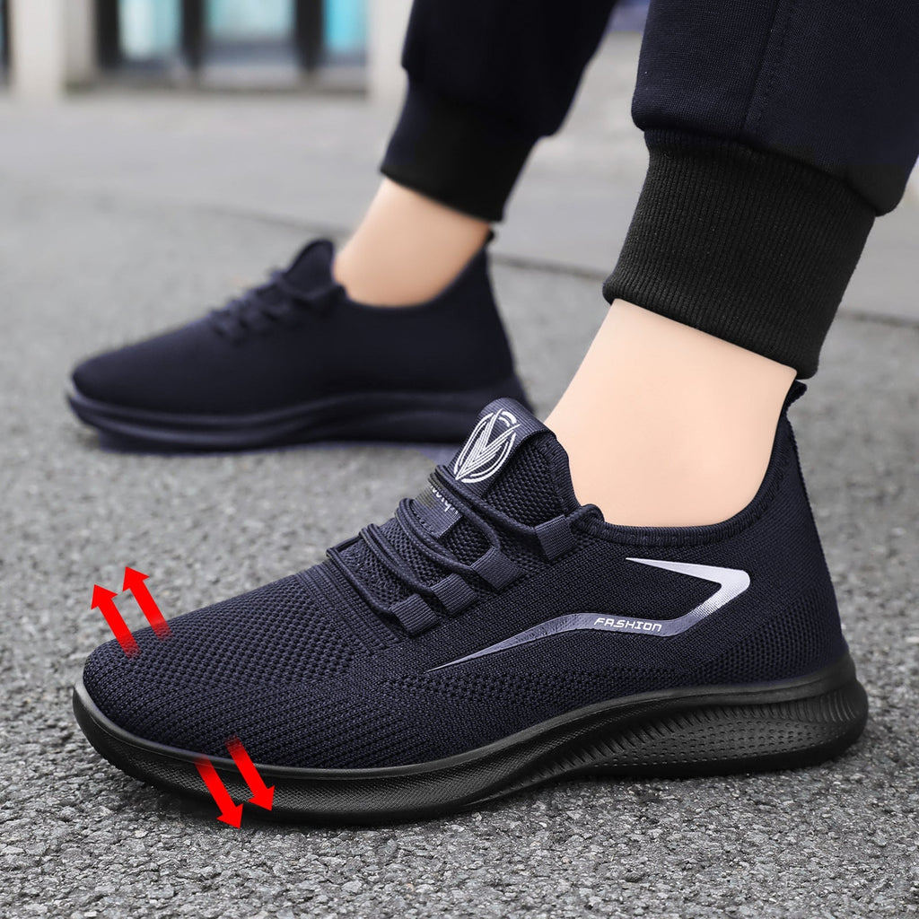 Ortopedické sportovní boty se síťovinou – s podporou klenby, zmírňující bolest; měkké a tlumící nárazy.