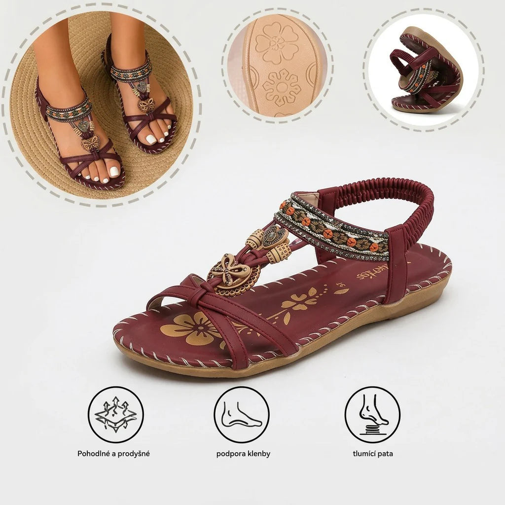[🎁Dnes za poloviční cenu! Nenechte si to ujít!] Ergonomicky tvarované ortopedické sandály: chůze bez bolesti. 👞Zaručují větší pohodlí při chůzi.