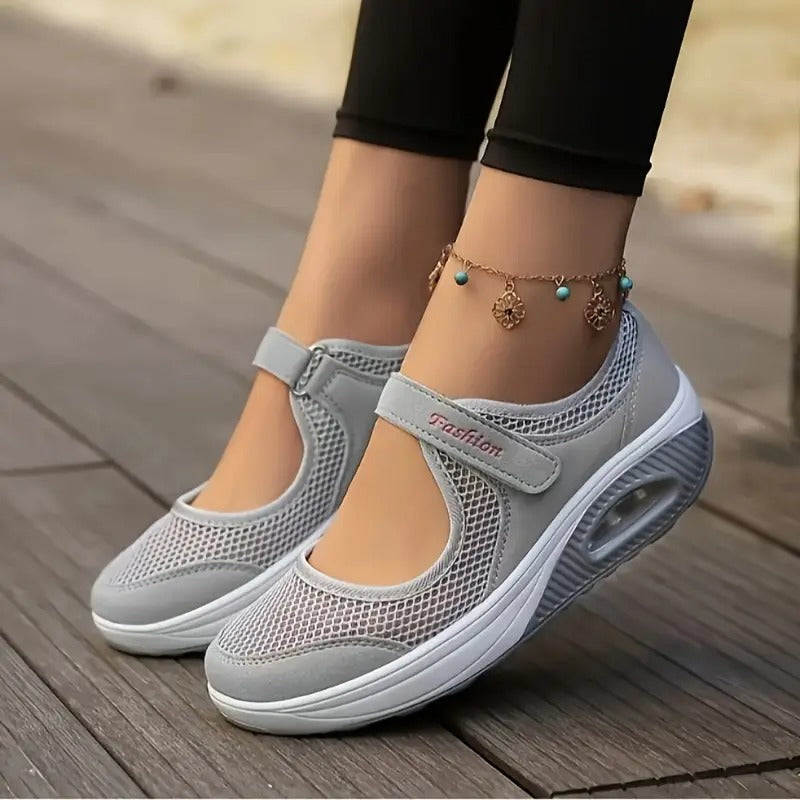 [🔥Dnes za poloviční cenu - Nenechte si to ujít] Dámská prodyšná ortopedická obuv, vysoce účinná při tlumení nárazů - se 168 patenty na obuv👞 Usnadňuje chůzi