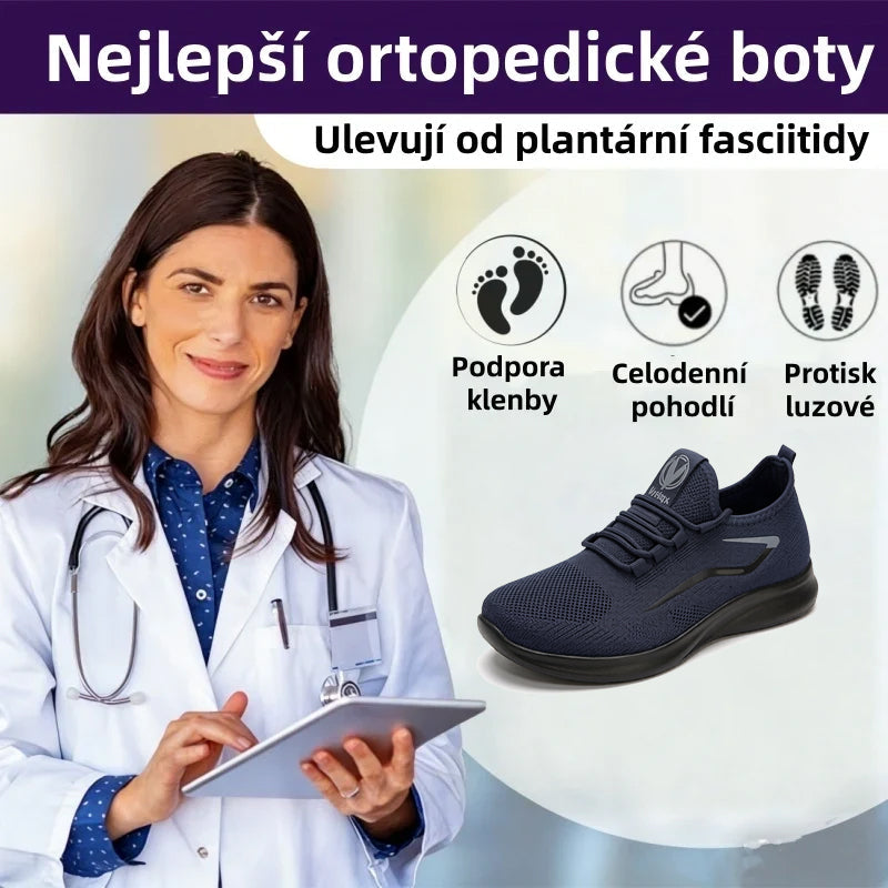 🔥 50% sleva | Ortopedická obuv Rooren® | Podpora klenby pro úlevu od bolesti; lehká, tlumící nárazy a s prodyšným svrškem, ideální na léto.