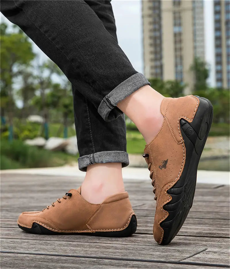 ⏰Poslední den, sleva 50 %🔥|Ortopedická obuv ROOREN® z pravé kůže - 👞 Lehká, pohodlná, protiskluzová a voděodolná (podpora chodidla, unisex)