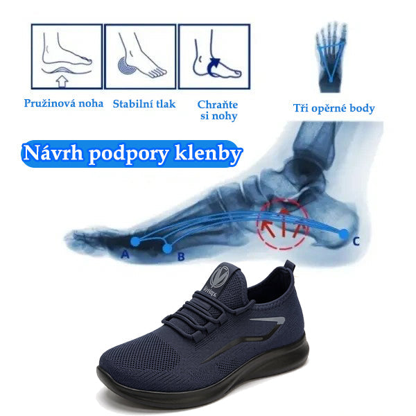 🔥 50% sleva | Ortopedická obuv Rooren® | Podpora klenby pro úlevu od bolesti; lehká, tlumící nárazy a s prodyšným svrškem, ideální na léto.