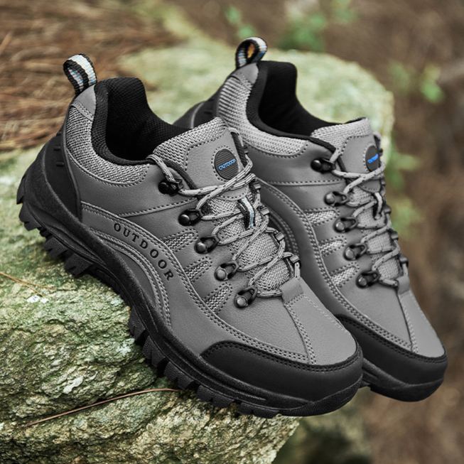 (🔥Sconto del 50% oggi - non lasciartelo sfuggire) Scarpe da trekking sportive outdoor in pelle resistenti all'usura (Proteggi i tuoi piedi leggeri e versatili)