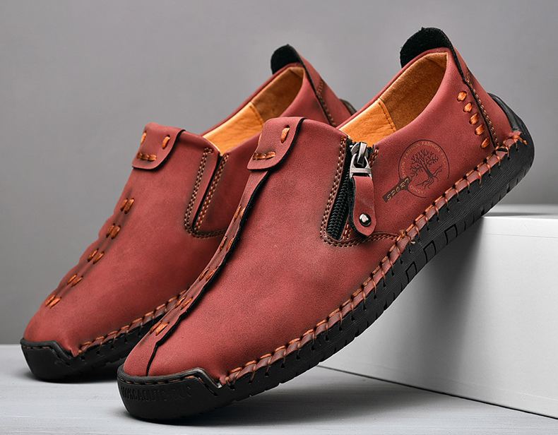 【⏰Časově omezená sleva 50 % – Nenechte si ji ujít】Ergonomická ortopedická obuv – ✅️ Korekce držení těla při chůzi – Voděodolná a protiskluzová 👞 Vybraná italská kůže