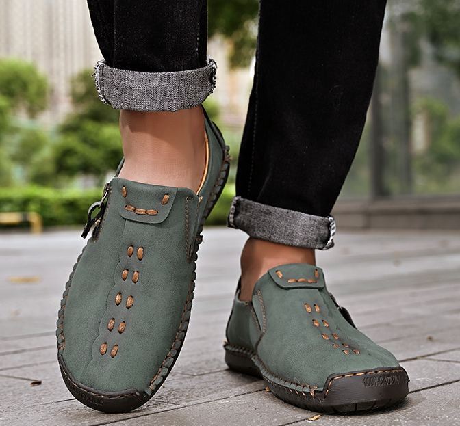 【⏰Časově omezená sleva 50 % – Nenechte si ji ujít】Ergonomická ortopedická obuv – ✅️ Korekce držení těla při chůzi – Voděodolná a protiskluzová 👞 Vybraná italská kůže