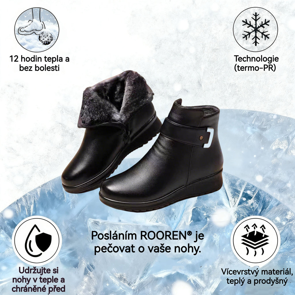 ROOREN® | Ergonomická zimní ortopedická obuv pro úlevu od bolesti nohou, kolen a zad.