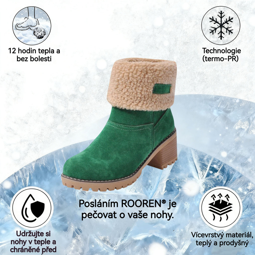 🔥Časově omezená nabídka, dnes sleva 70 %! ⏰ - ROOREN® protiskluzové, teplé boty, vědecky navržená ortopedická obuv, která účinně ulevuje od bolesti nohou, zad a kolen!