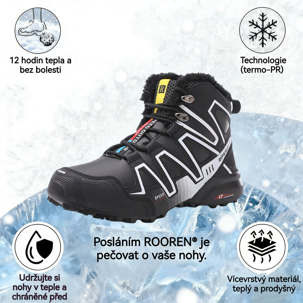 🔥Časově omezená nabídka, dnes sleva 50 %! ⏰ - Protiskluzové, teplé turistické boty ROOREN®, vědecky navržené ortopedické boty, které účinně ulevují od bolesti nohou, zad a kolen!