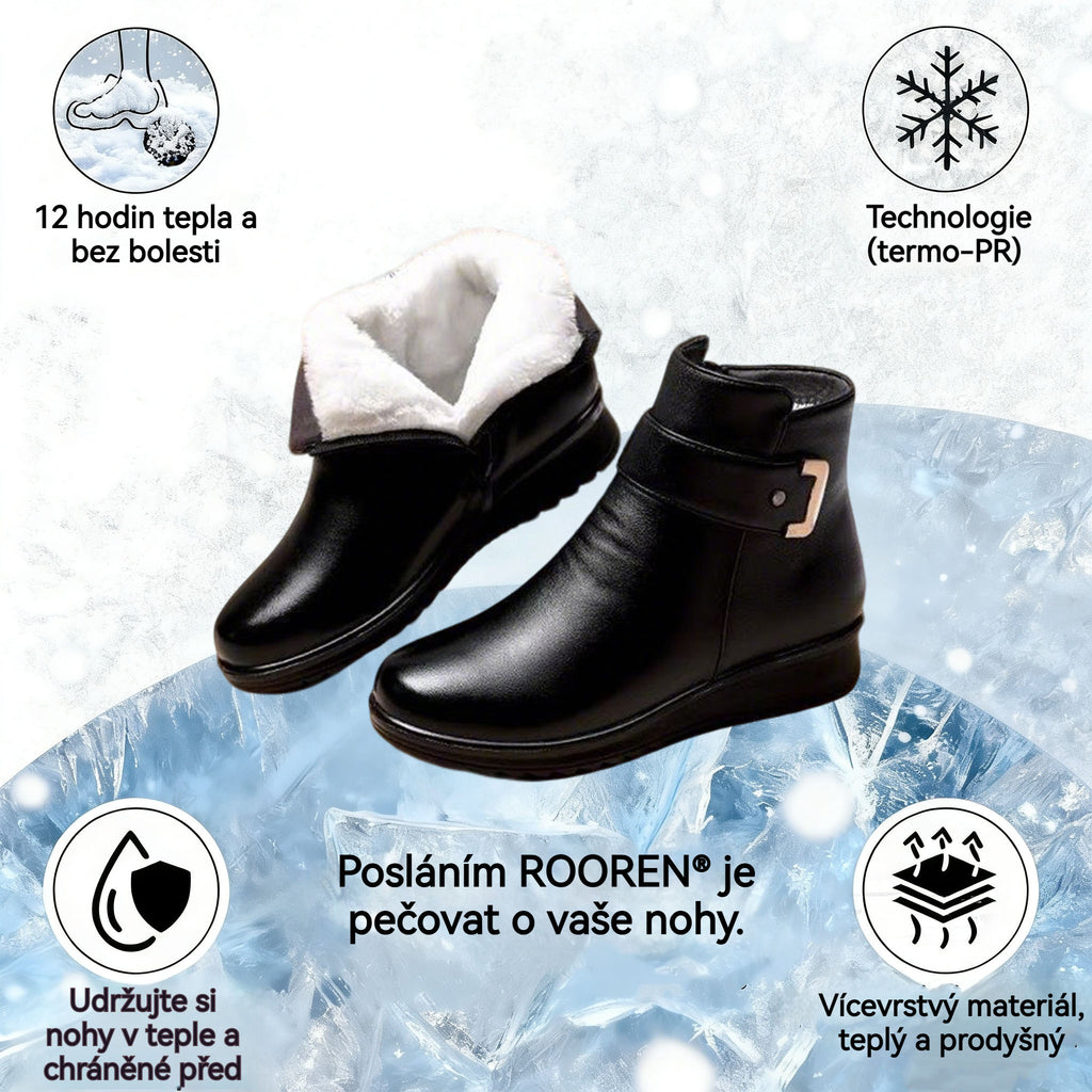 ROOREN® | Ergonomická zimní ortopedická obuv pro úlevu od bolesti nohou, kolen a zad.