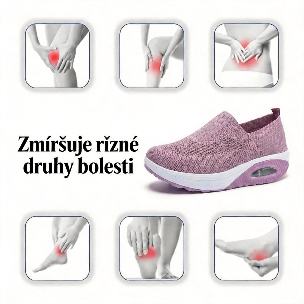 Ortopedická obuv se vzduchovým polštářem pro seniory – Celodenní pohodlí a chůze bez bolesti!