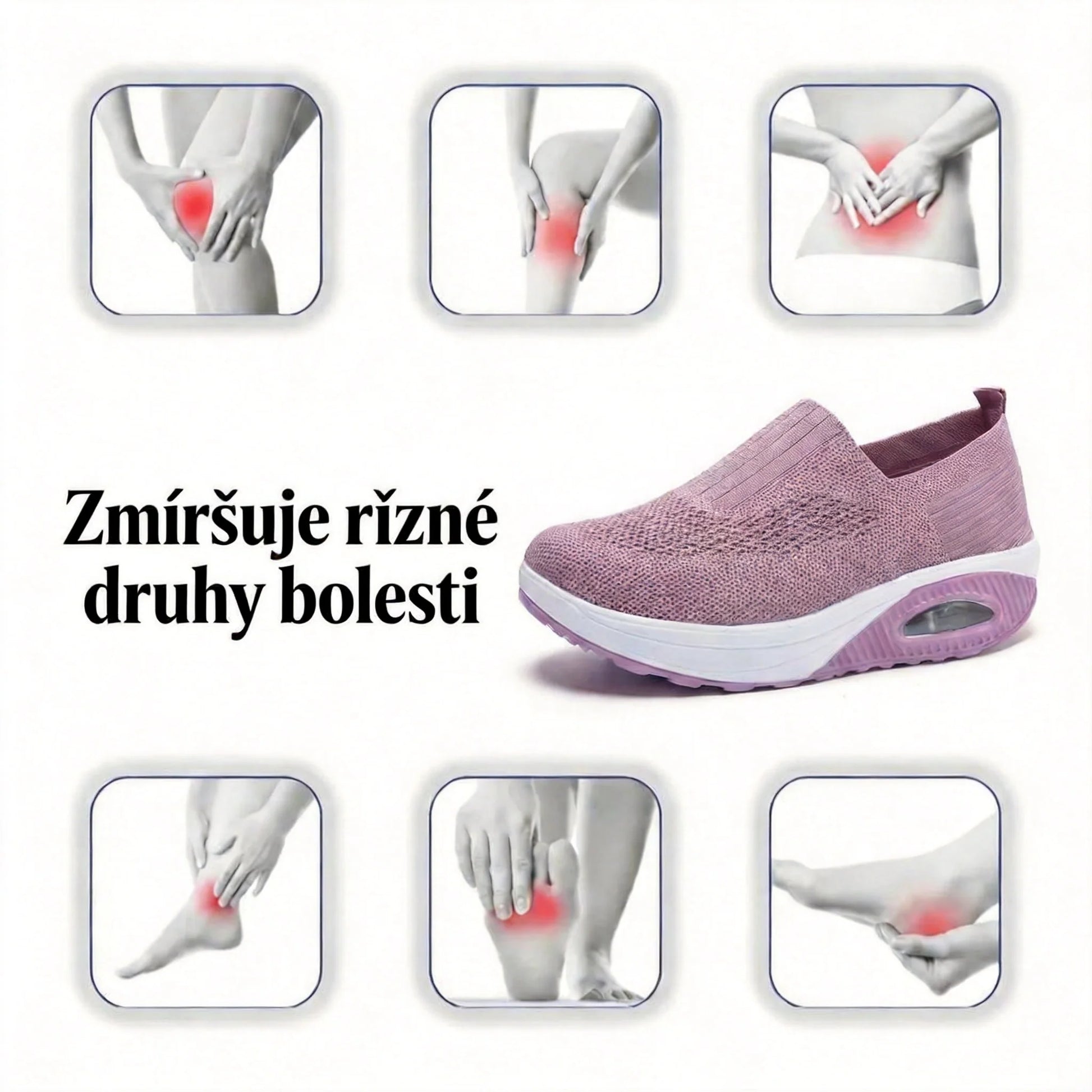 Ortopedická obuv se vzduchovým polštářem pro seniory – Celodenní pohodlí a chůze bez bolesti!