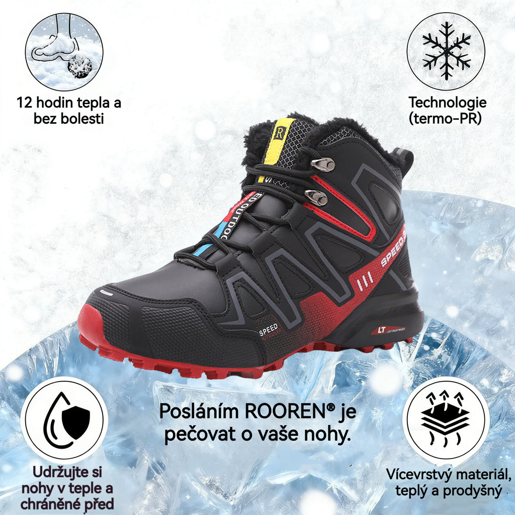 🔥Časově omezená nabídka, dnes sleva 50 %! ⏰ - Protiskluzové, teplé turistické boty ROOREN®, vědecky navržené ortopedické boty, které účinně ulevují od bolesti nohou, zad a kolen!