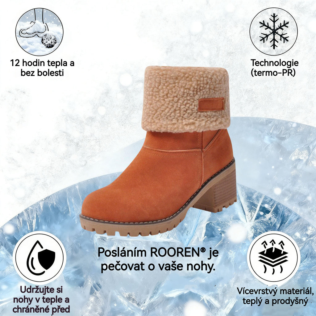 🔥Časově omezená nabídka, dnes sleva 70 %! ⏰ - ROOREN® protiskluzové, teplé boty, vědecky navržená ortopedická obuv, která účinně ulevuje od bolesti nohou, zad a kolen!