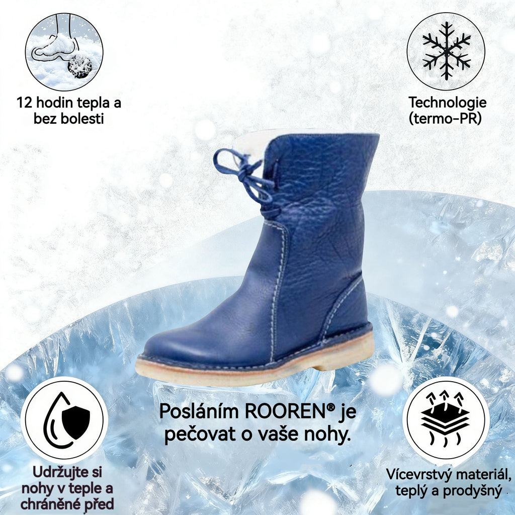 🔥Pouze dnes: Sleva 70 %! ⏰ - Protiskluzové teplé zimní boty ROOREN®, 👍 Ortopedická obuv navržená speciálně pro české ženy, účinně ulevující od bolesti nohou, zad a kolen!
