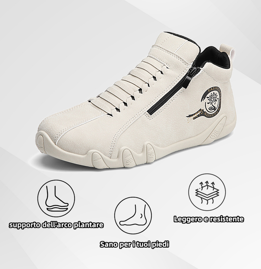 (⏰Sconto del 50% a tempo limitato)🐂 Scarpe ortopediche da uomo, realizzate in vera pelle bovina australiana👞cucite a mano, impermeabili e antiscivolo✅supporto dell'arco plantare - camminata confortevole