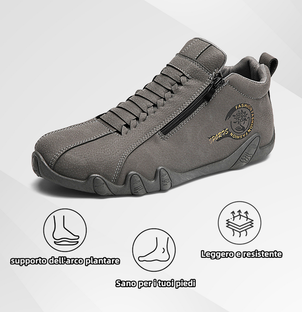 (⏰Sconto del 50% a tempo limitato)🐂 Scarpe ortopediche da uomo, realizzate in vera pelle bovina australiana👞cucite a mano, impermeabili e antiscivolo✅supporto dell'arco plantare - camminata confortevole