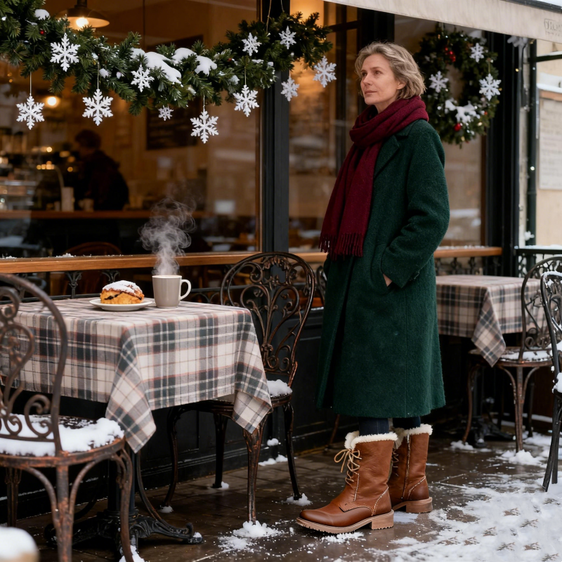 ROOREN® - Ergonomicky tvarovaná zimní ortopedická obuv pro úlevu od bolesti nohou, kolen a zad - Dámské